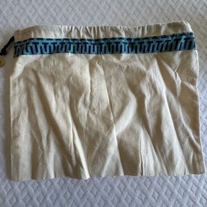 Tory Burch Gold Medallion Charm Dust Bag